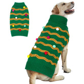 cyeollo Christmas dog sweater close-up shows soft fabric for cozy warmth