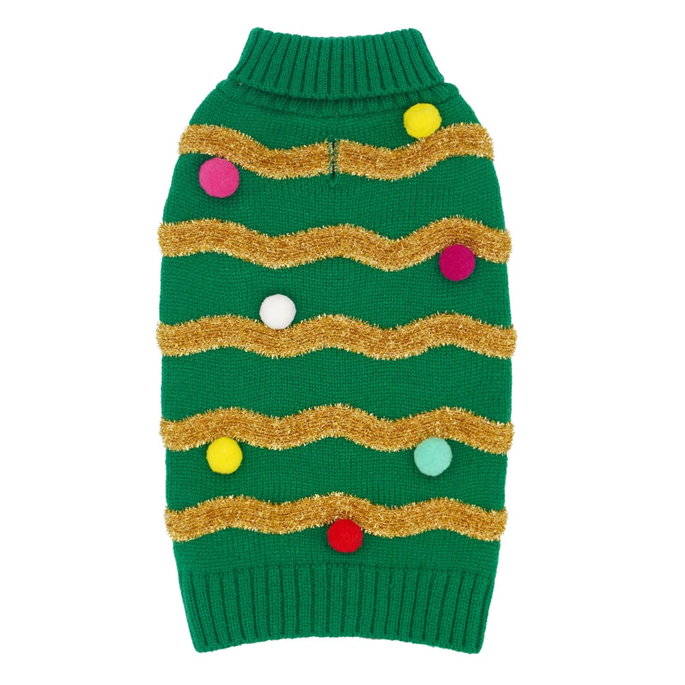 cyeollo dog Christmas sweater soft-knit provides cozy warmth for cold-winter walks