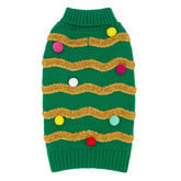cyeollo dog Christmas sweater soft-knit provides cozy warmth for cold-winter walks