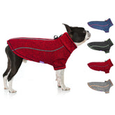 Cyeollo dog coat jacket zipper closure eases quick on-off for small dogs.