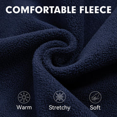 cyeollo fleece dog sweater stretchy fleece provides unrestricted movement and all-day comfort