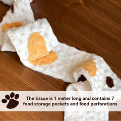 Cyrank hide kibble pockets show hidden treats for mental stimulation