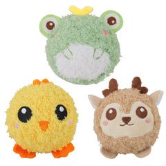 D KING Penguin Ball toy for dogs with squeaker and plush exterior.