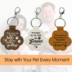 D95COCC paw keychain metal-ring attachment offers durable daily carry
