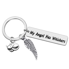 Dabihu cat memorial keychain – keeps memories close for daily remembrance.