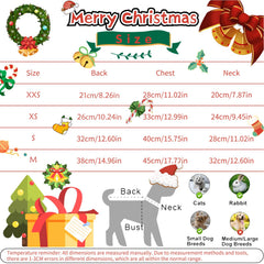 DaFuEn dog Christmas pajamas pullover design enables simple on off during celebrations.