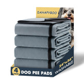 DAHAPYBOO washable pee pad 24x36 overview shows a large puppy training surface.
