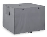 Dalema 36-inch dog crate cover front view with four zippers for easy entry and exit.