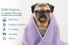 DAN RIVER dog towel quick-dry design helps grooming sessions stay on schedule.