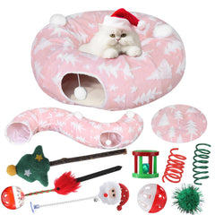 Dansydaisy 3ft peekaboo playground provides a roomy hide-and-seek area for pets
