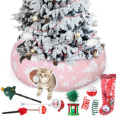Dansydaisy cat tunnel bed plush cushion offers cozy resting space for cats