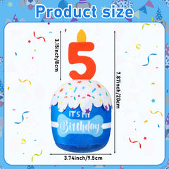 Dansydaisy dog birthday cake toy blue 3d top design invites celebratory vibes and photos
