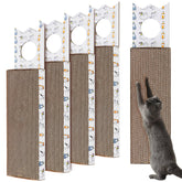 Dansydaisy hanging cat scratcher closeup with corrugated texture encouraging natural scratching.
