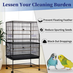 Daoeny adjustable elastic bands illustrate universal fit for most cages.