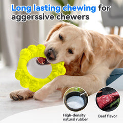 DAOZIJI safe soft-edge ring toy minimizes mouth irritation while satisfying natural chewing urge