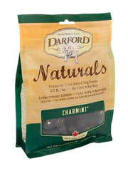 Darford Naturals CharMint mini bone treat close-up as a small-bite reward snack.