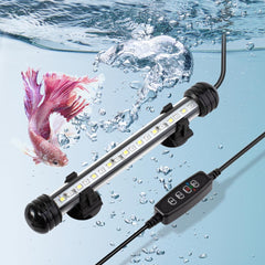 DaToo 4W submersible aquarium light in-tank view enhances color clarity