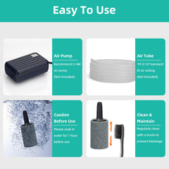 DaToo air stone offers reliable performance and long-lasting bubble diffusion