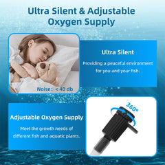 DaToo adjustable oxygen supply with air knob boosts oxygen levels.