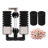 DaToo aquarium sponge filter main view showing dual filtration design for clean water.
