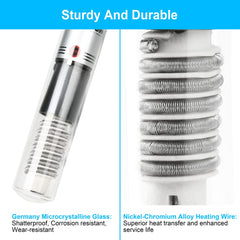 DaToo BPA-free plastic components ensure safe, toxin-free heating during long aquarium sessions.