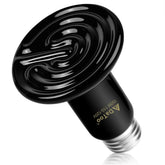 DaToo ceramic reptile heat lamp 150W providing steady warmth for terrariums.