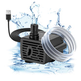 DaToo DC 5V USB pump front view for compact aquariums