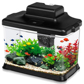 DaToo 1.6 Gallon tank offers ultra-clear viewing for a vivid desktop aquarium.