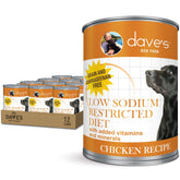 Dave's Pet Food restricted sodium dog chicken pate closeup showing creamy texture for easy serving