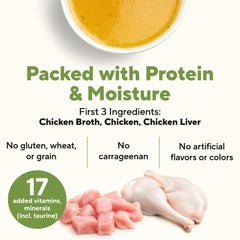 Serving bowl of Dave's Pet Food grain-free wet cat food