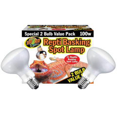 DBDPet 100W reptile basking-spot lamp bulb provides warm, sun-like light for thriving reptiles.