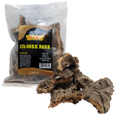 DBDPet Virgin Cork Bark rounds for natural hides and terrarium decor.