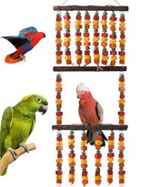DBNESS 43in extra-large parrot toy assembly view showing chew-friendly design for large birds.
