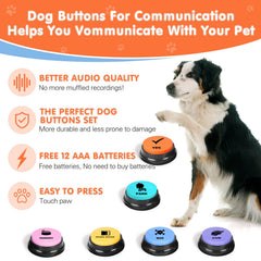 DCIAER 6 recordable buttons for personalized cues and training sessions.