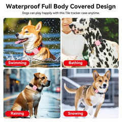 DDJ anti-bite design keeps the Tracker secure on active pets during play