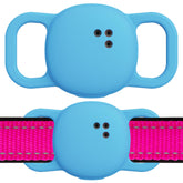 DDJ Tile Life360 case on collar keeps tracker secure during play.