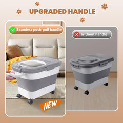 DDMOMMY airtight seal keeps pet food fresh and moisture-free