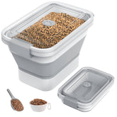 DDMOMMY dog food storage container with airtight lid keeps kibble fresh and moisture-free