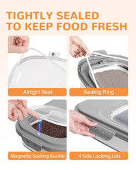 DDMOMMY container interior seal demonstrates airtight freshness and moisture protection