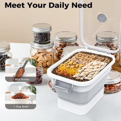 DDMOMMY pet food scoop included for measuring portions easily