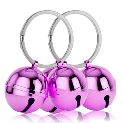 DearKeeps dog collar bells, extra loud purple clip, help you locate your pet indoors or outdoors.