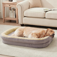 DEBANG HOME orthopedic dog bed with egg crate foam supports joints for large dogs.