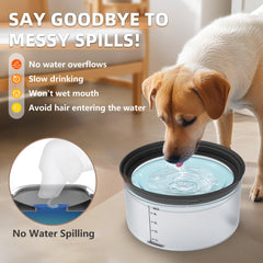 Decflow anti-slip bottom with rotating border reducing spills during drinking