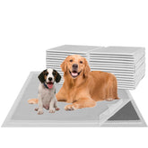 Deep Dear activated carbon puppy pad odor neutralization in action.