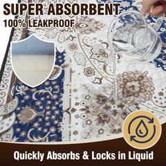 Deep Dear Reusable dog pee pads closeup highlights strong absorbency and quick spill control.