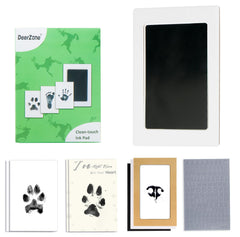 DeerZone Inkless Paw Print Kit dog paw print captured mess-free keepsake