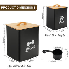 Dekosilave airtight lid upgrade prevents odors, preserves treats.