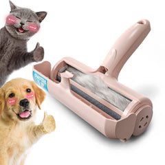 DELOMO Pet Hair Removal Tool main image highlighting a compact reusable roller for easy fur removal