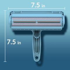 DELOMO Pet Hair Roller on car seat removes fur during road trips