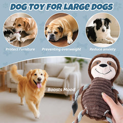 DELOMO stretch toy 28in dog toy for solo or tug-of-war
